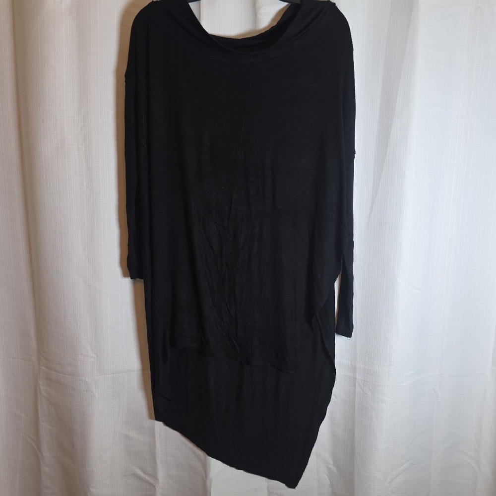 We The Free People Beach Oversize Black Cover-up With Side Slit. S